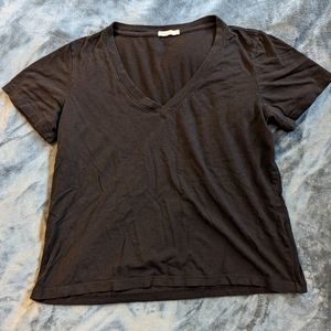 Marine Layer Black Boyfriend V Neck Tshirt (size small)